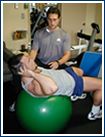 Jay training a client